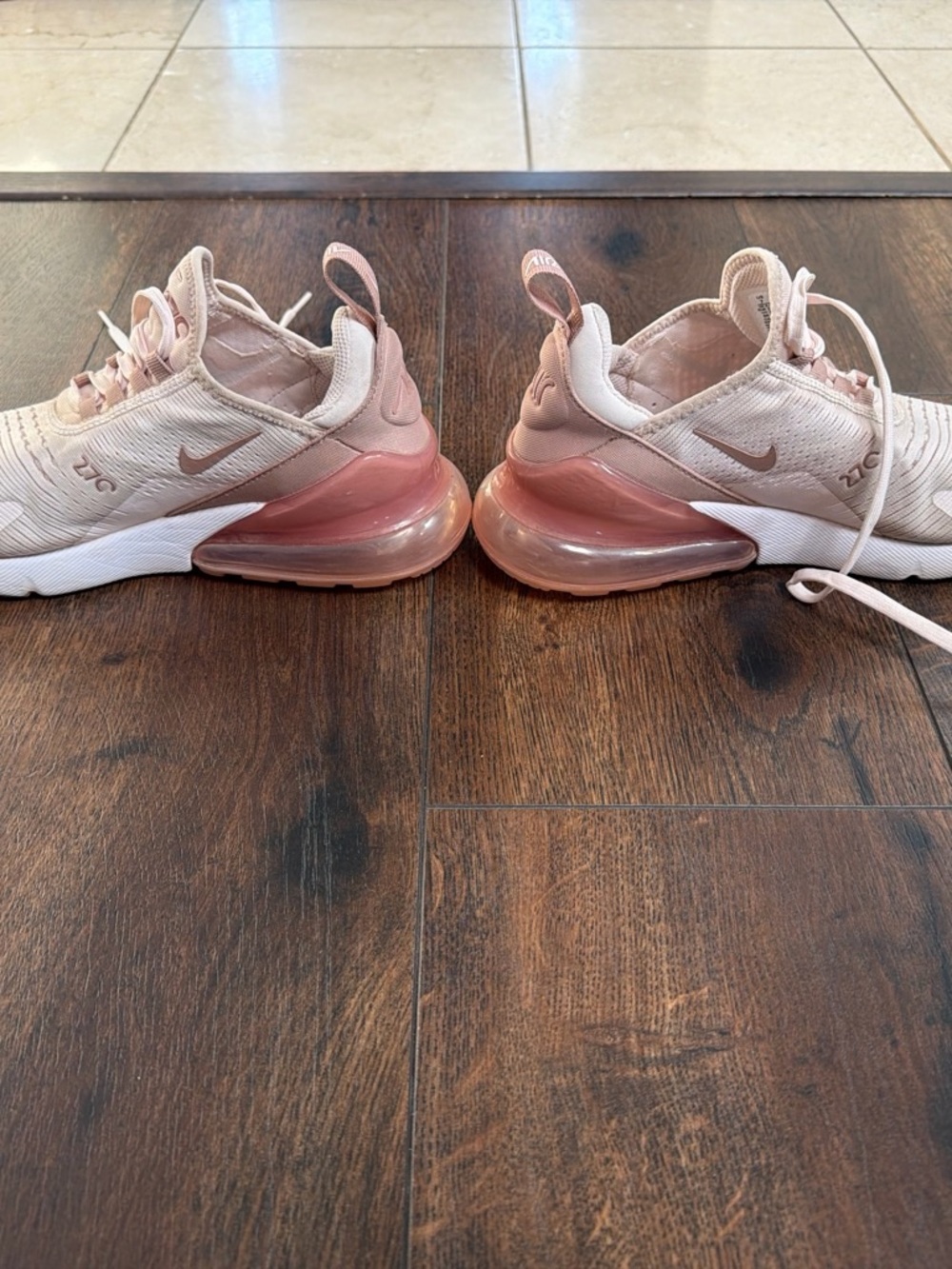 Nike Air Max 270 Women's Sneakers - Light Pink/Blush - Picture 4 of 5